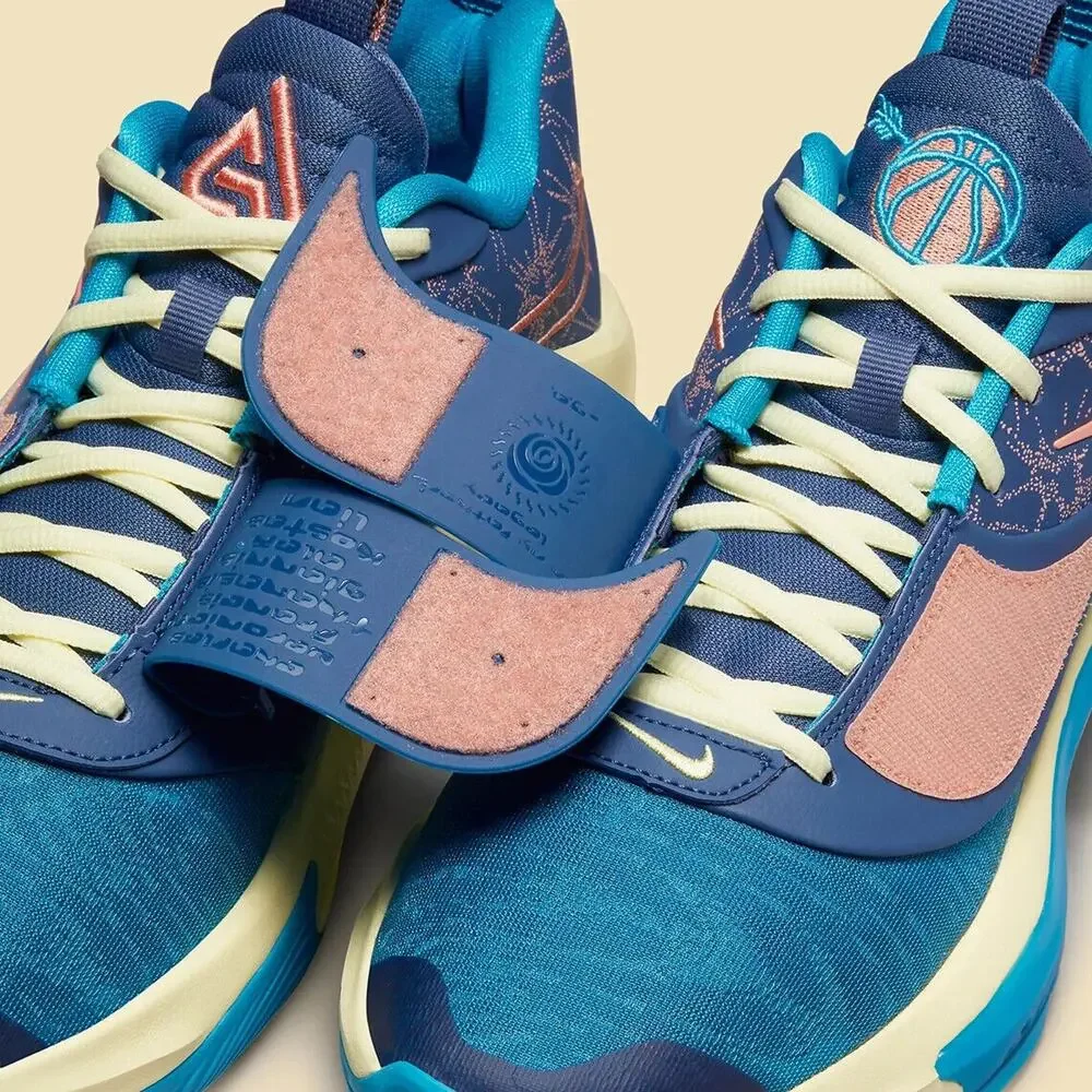 Nike Zoom Freak 3 NRG Giannis Blue Citron Valentines DH7347 900 - SIZE 11.5 MENS - Picture 6 of 12